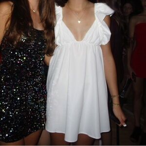 white babydoll dress